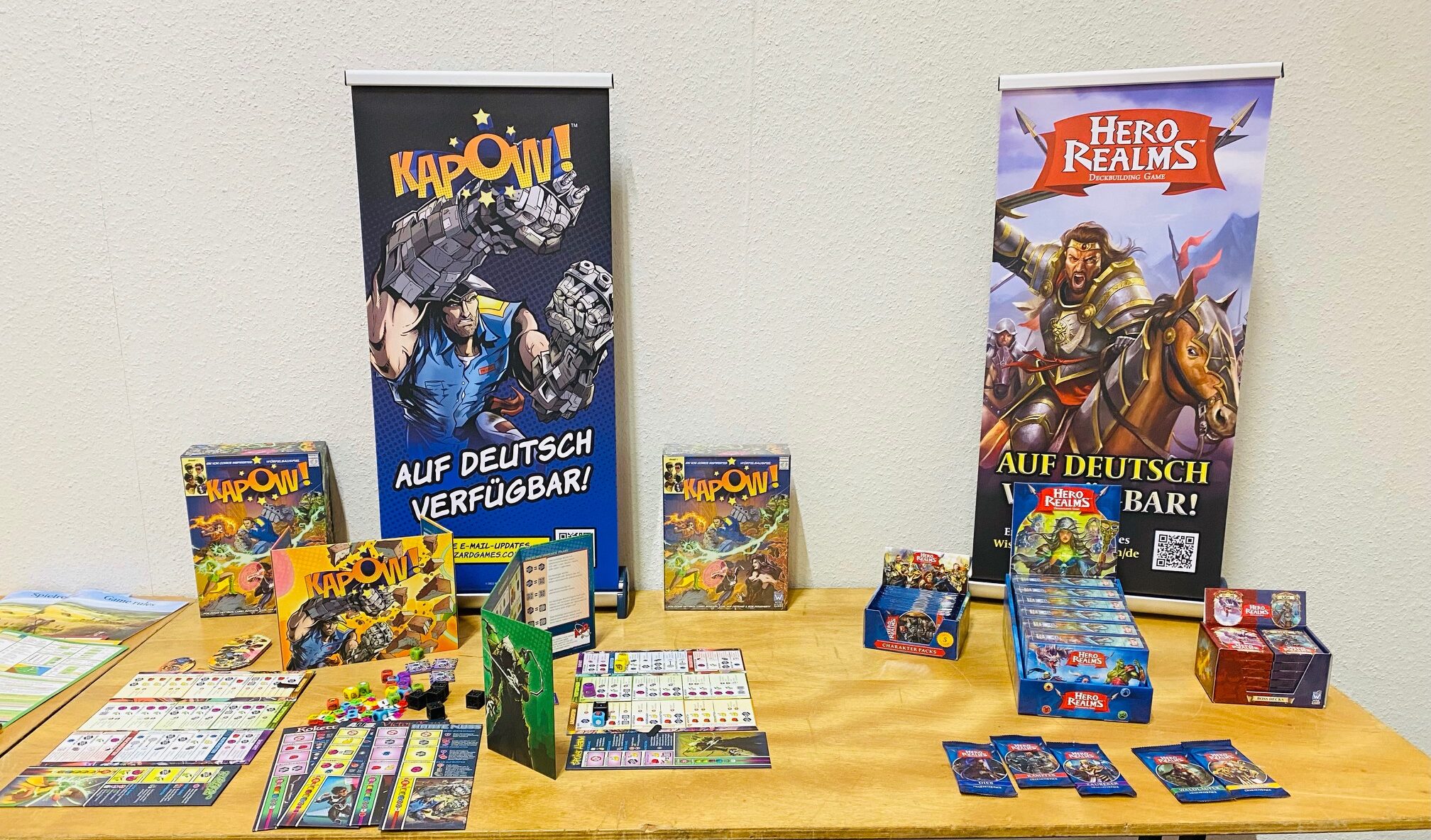 German Hero Realms and KAPOW! 